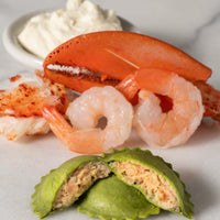 Crab, Shrimp & Mascarpone Cheese Ravioli