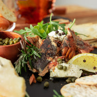 Maple Peppered Candied Smoked Salmon
