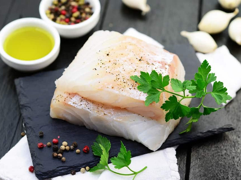 Halibut portions