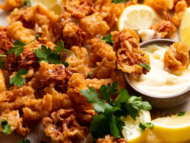 Pre-Fried Breaded Squid Rings & Tentacles