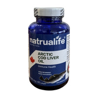 Arctic Cod Liver Oil 1000 mg, 60 softgels, front of bottle