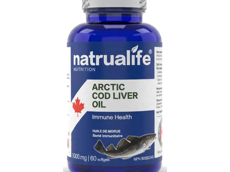 Arctic Cod Liver Oil 1000 mg, 60 softgels