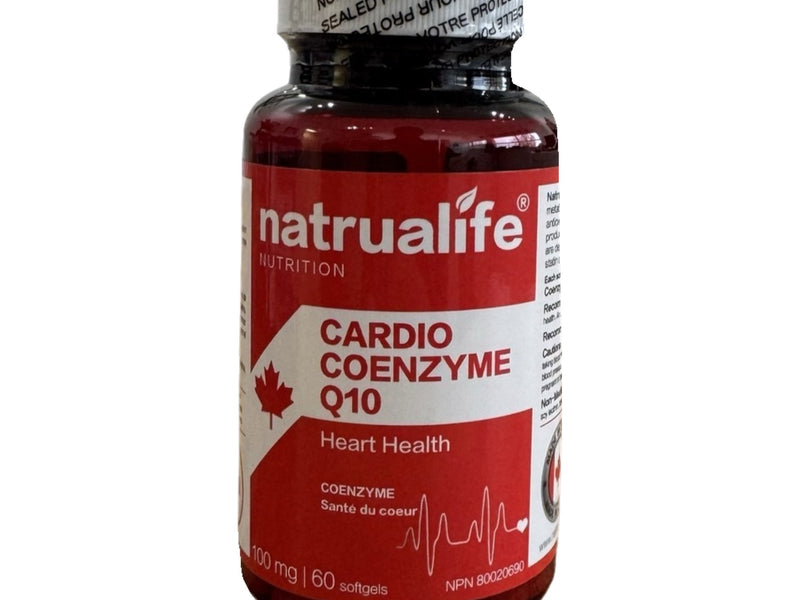 Coenzyme Q10 100 mg, 60 softgels, front of bottle