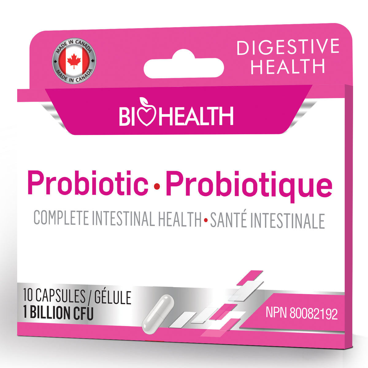 Probiotic 1 Billion CFU travel blister, 10 capsules