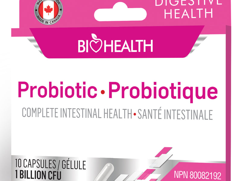 Probiotic 1 Billion CFU travel blister, 10 capsules