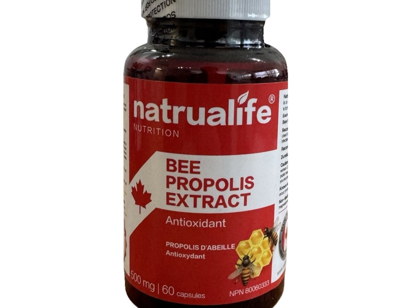 Bee Propolis 500 mg, 60 capsules, front of bottle