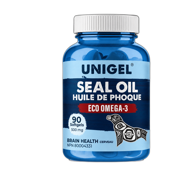 Unigel Seal Oil Eco Omega-3 supplement bottle