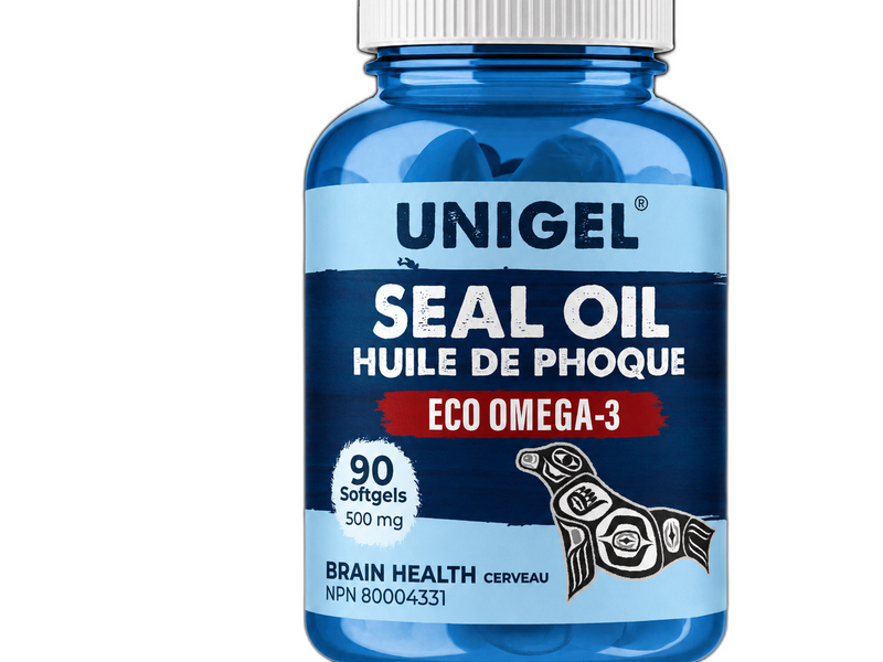 Unigel Seal Oil Eco Omega-3 supplement bottle