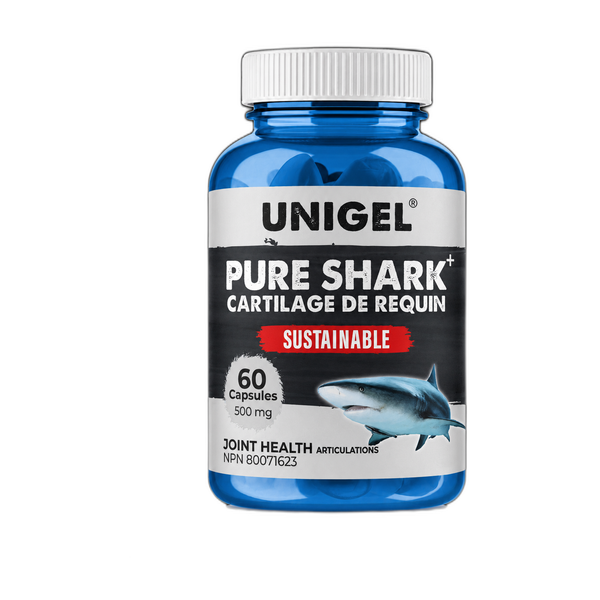 Unigel Pure Shark Cartilage joint health bottle