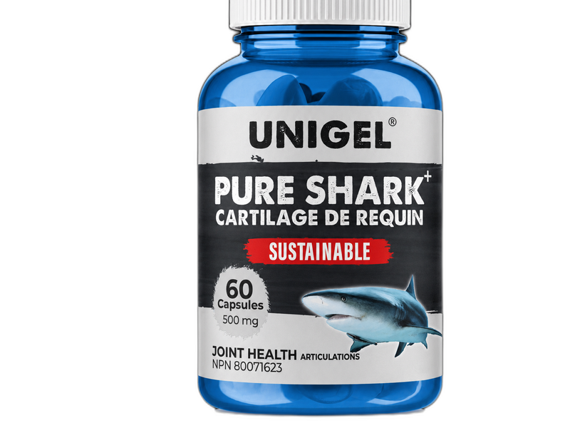 Unigel Pure Shark Cartilage joint health bottle