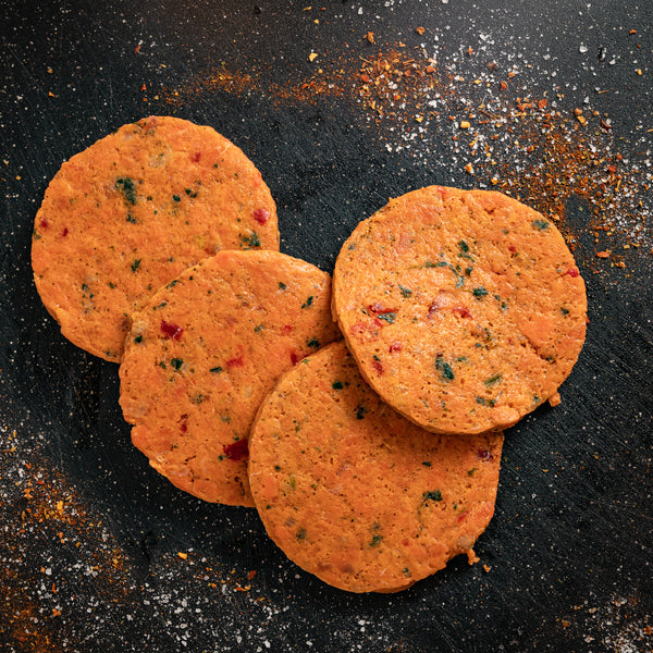 Sockeye Salmon Burger Patties