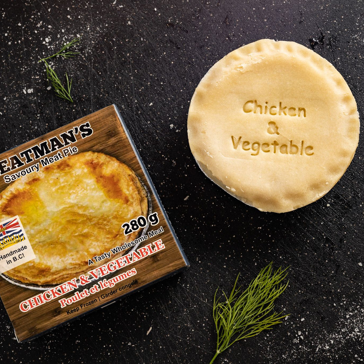 Chicken & Vegetable Meat Pie