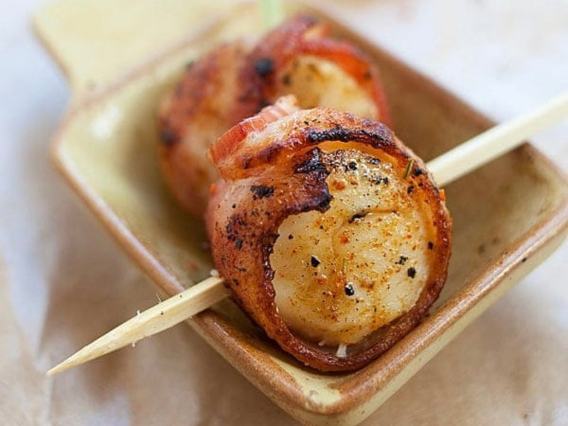 Bacon Wrapped Scallops