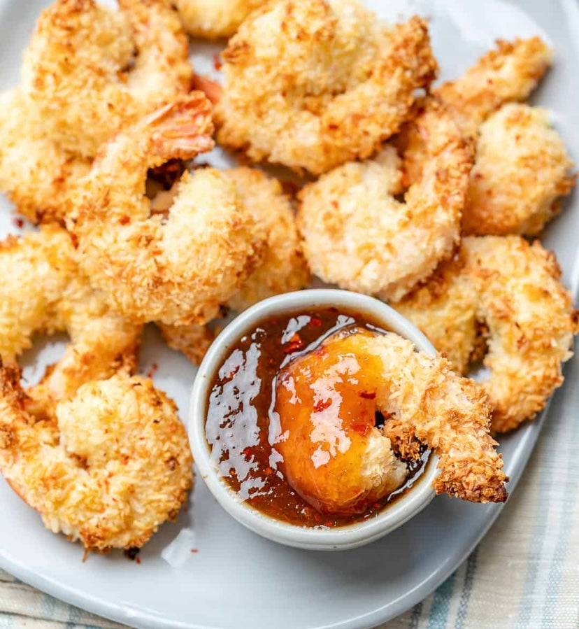 Breaded Coconut Prawns