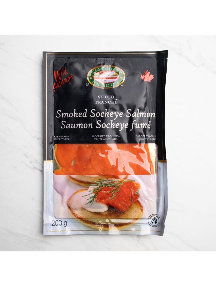 Cold Smoked Sockeye Salmon Lox