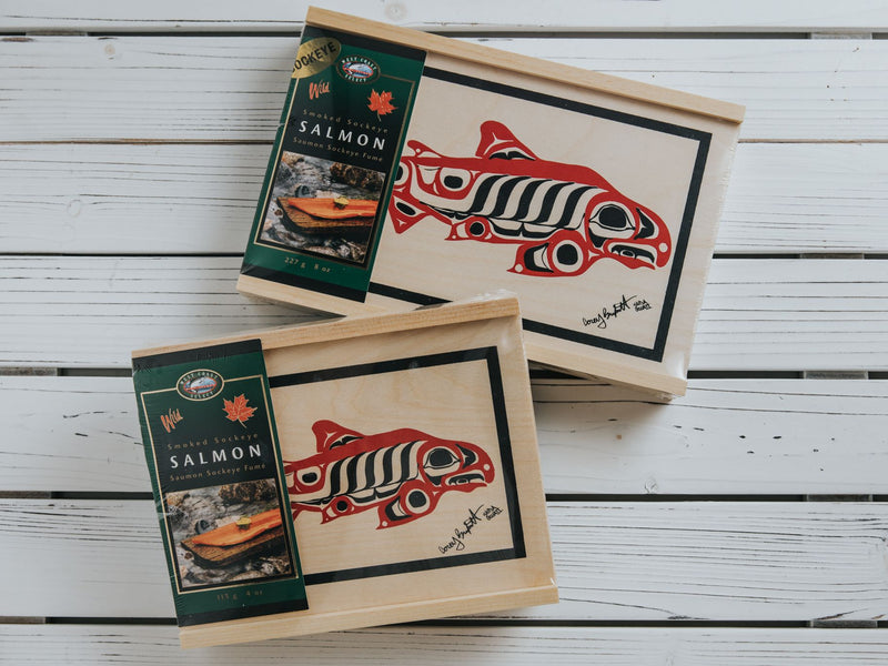 Smoked Sockeye Salmon- Cedar Gift Box