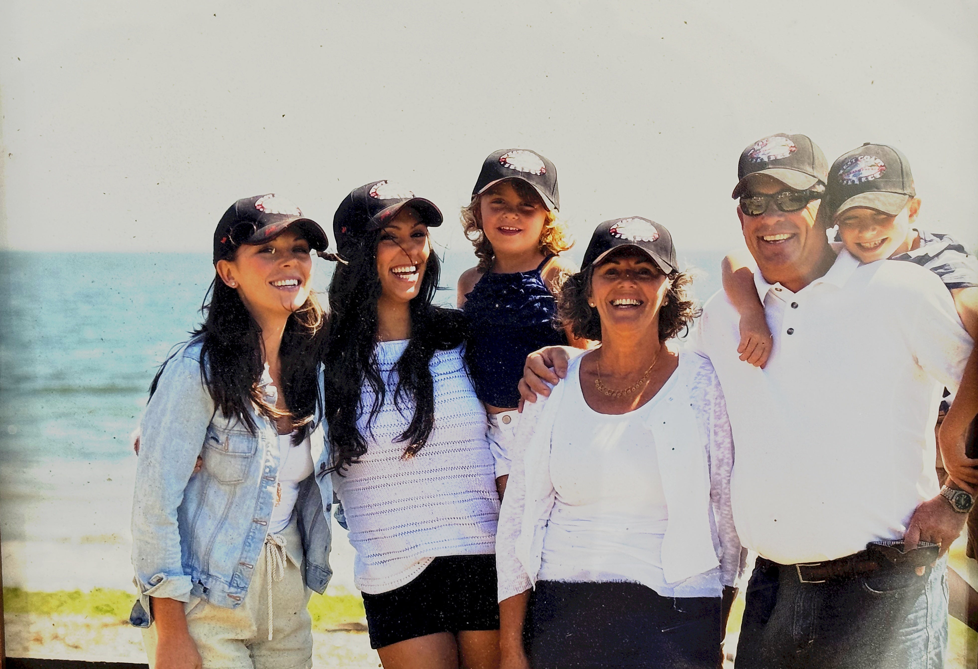 The West Coast Select Seafoods family at the beach